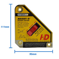 Strong Hand Adjust-O Magnet Square Small Mag - On/Off 40kg Pull Force
