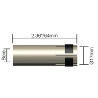 5 x MIG Nozzle / Shroud MB24 Cylindrical - Binzel Style