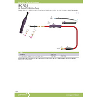TIG Torch Body / Head - 24 Series - Air cooled - Parweld Premium Quality
