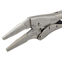 Strong Hand Locking Long Nose Pliers 270mm Long 61mm Jaw