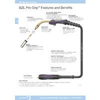 Parweld MB25 MIG Gun Torch 230 Amp 5 Meter - Binzel - Euro