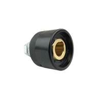 2 x Panel Socket Welding Cable Connector 35-50 DINSE 200-300 Amp
