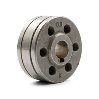 WIA WF030 MIG Roller Knurled 37mm x 10mm x 18mm - Suits 0.6mm / 0.8mm wire