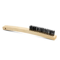 Mild Steel Wire Brush - Wooden Handle 4 Row - 3 Each