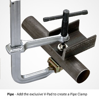 2 x Strong Hand Utility Clamp 4-IN-1 - 265mm x 140mm