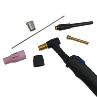 UNIMIG 4m T2 TIG Torch with Euro Suits Razor KUMJRRW205SSMIG & U11008K & U11007K & U11009K & U11010K