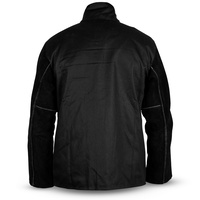 5x UNIMIG Rogue - LARGE - Black Leather Sleeved Welders / Welding Jackets