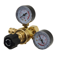 UWELD CO2 Regulator Regulator - Twin Gauge Brewers Reg