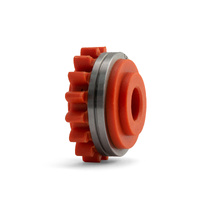 Kemppi Style Lower and Upper Drive Rollers 1.2mm V Groove Orange - 1 Pair