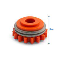 Kemppi Style Lower and Upper Drive Rollers 1.2mm V Groove Orange - 1 Pair