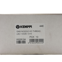 Kemppi Heavy-Duty Gas Nozzle (L2) Thread - L62 / OD28 / D15 - 10 Each