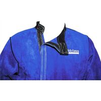 5x Medium Weldclass Welding Jackets - PROMAX BLUE Leather