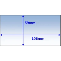 10x Weldclass Clear Inner Lens to suit Promax 350 Helmet 106mm x 59mm