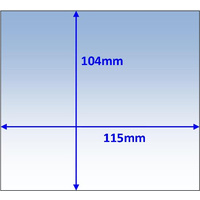 10x Weldclass Clear Outer Lens to suit Promax 200/350 Helmet