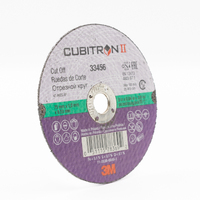 3M Cubitron 2 II Cut-off Wheel 33456 75mm x 1.0mm x 9.53mm - 10 Each