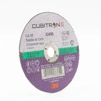 3M Cubitron II Cut-off Wheel 33456 75mm x 1.0mm x 9.53mm - 5 Each