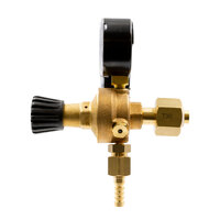 COBRA CO2 Regulator with 6mm Barb - Twin Gauge Brewers Reg