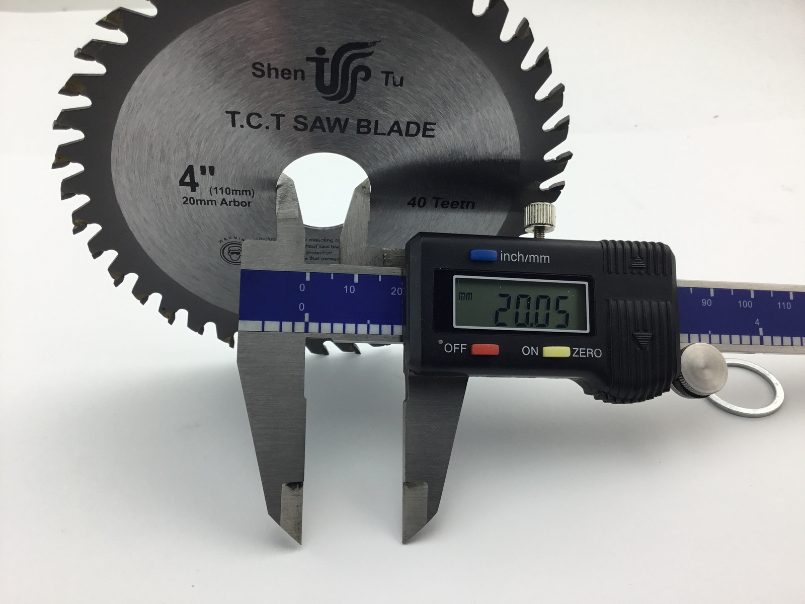 1 x Aluminium Cutting Blade Disc 4" (100mm) Carbide Tip 40T Grinder Saw TCT