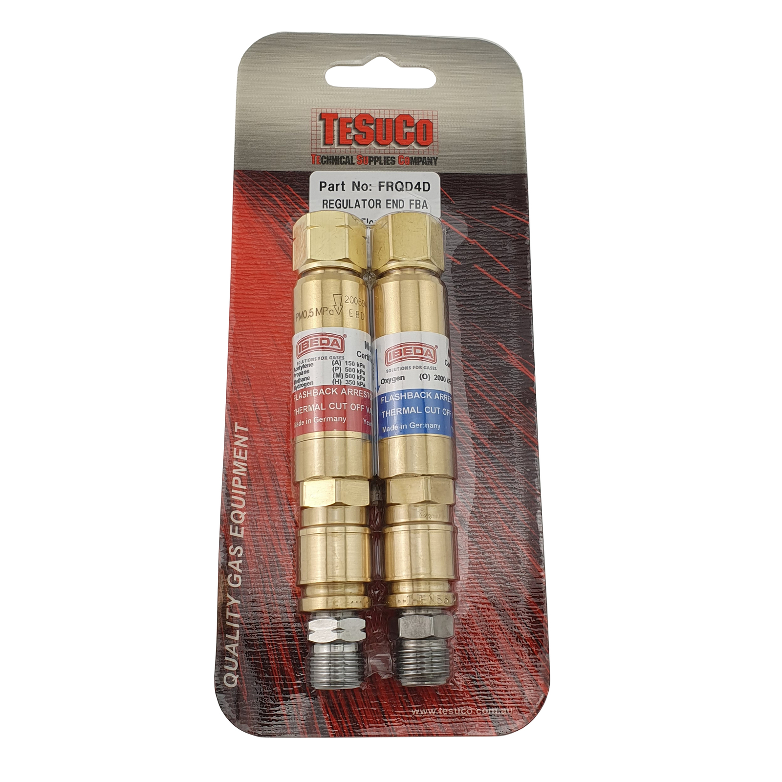 IBEDA Oxygen n LPG Acetylene Gas Hose Quick Connect Coupler Regulator