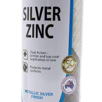 12 x Dy-Mark Zinc Guard Silver Zinc Metallic Silver 400g - Australian Made
