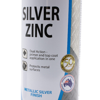 6 x Dy-Mark Zinc Guard Silver Zinc Metallic Silver 400g - Australian Made