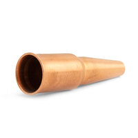 TWECO #4 Style MIG Gas Nozzle / Shroud 9mm Pipeline - 5 Each