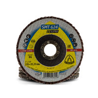 Klingspor SMT 624 Supra Flap Disc 36 Grit 125mm x 22.23mm - 10 Each