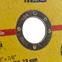 Klingspor Notching Disc 125mm x 2.5mm x 22.23mm Cutting Disc Inox A 24 R - 50 Each