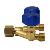 Argon/Oxygen Hose/Fuel Hose Y Piece with Valve Splitter Connector R121 Twin Pack
