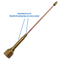 Harris Adaptor for Gas Mixer TH119 to Suit Flexible Brazing Tips - 430111 