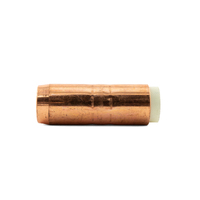 Bernard 400 Amp 4591 Cylindrical Copper MIG Nozzle / Shroud - 2 Pack