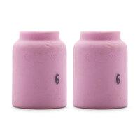 TIG Ceramic Cup / Nozzle Gas Lens #6 - 10 Each - WP-9 / 20