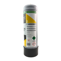 Disposable ARGON Gas Bottle 2.2 Litre - 2 x Bottle Combo Kit