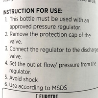 Food Grade Co2 Gas Bottle Regulator Kit - 1 Bottle Combo