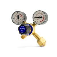 Harris 601 Dual CO2 Regulators with 6mm Barb - 2 Each