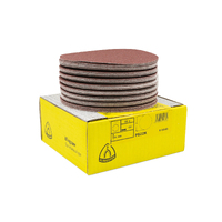 Klingspor 150mm Velcro Backing Sanding Disc Pad PS 22 K  6" 60 Grit - No Dust Holes - 50 Each
