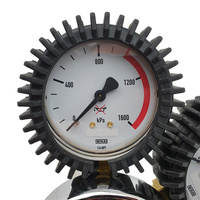 Harris 825 Co2 Pressure Regulator Gauge - 0 to 400kPa - Side Inlet