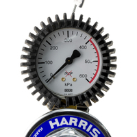 Harris 847 Carbon Dioxide Co2 Two Stage Regulator 0-400kpa