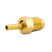 Bossweld Male Thread 5/8" UNF LF Gas Nut and Hose Tail Kit