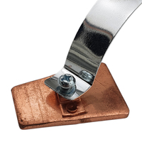 Strong Hand Hole Plug Magnet with Pivoting V Pad Base - Spot Welding Copper Back