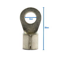 2 x 25mm2 Crimp Welding Cable Lug - 8mm Hole