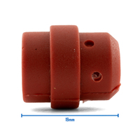 Binzel Style MIG Gas Diffuser - MB24 - Red Silicone - 2 Pack