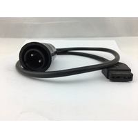 Lincoln Style 2 Pin Plug Rubber Bell Boot Standard K126 (LN 25)
