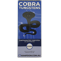 Lanthanated 2% 1.6mm & 2.4mm TIG Tungsten Electrodes - Blue Tip