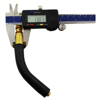 Swan / Bent Goose Neck - MIG Spool Gun 45 Degree Torch Neck for QLBF-200 Binzel Style 