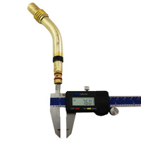 Swan / Bent Goose Neck - MIG Spool Gun 45 Degree Torch Neck for QLBF-200  Binzel Style