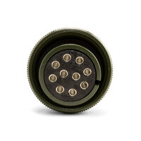 Female Amphenol Style Socket 10 Pol / Pin plug MS3106F18-1S - Suit Kemppi 