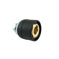 2 x Panel Socket Welding Cable Connector 70-95 DINSE 400-500 Amp