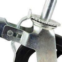 200mm (8"x2") Rubber Coated Castors for 2 Ton Pipe Stand 900 lbs (410kg) Load Rating - 1 Each 