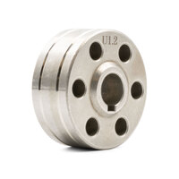 WIA WF072 MIG roller U groove 37mm x 10mm x 18mm. - Suits 1.0mm / 1.2mm wire